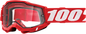 100% Accuri 2 Enduro Goggles - Red - Clear 50015-00005