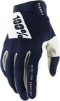 100% Ridefit Gloves - Navy/White - 2XL 10010-00029
