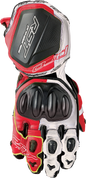 IN STOCK RST Pro Series Gp D3o Gloves White/Red Leather Sm 556-3715508