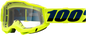 100% Accuri 2 OTG Goggles - Fluo Yellow - Clear 50018-00003