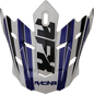 AFX FX-17 Peak - Force - Pearl White/Blue 0132-1178