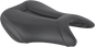 SADDLEMEN Gel Channel Track Carbon Fiber Sport Seat - Black - GSX-S 750 0810-S076