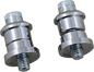 BILTWELL Riser Bushings - Solid - Chrome 6908-105