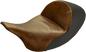 SADDLEMEN Seat - Lariat Solo - Low - Distressed Brown - FL '08-'23 808-07B-0041L