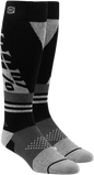 100% Youth Torque Socks - Black/Gray - Small/Medium 24107-057-17
