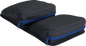 SHOW CHROME Kaliber Dash Pouch - Black with Blue Zipper H44-4ZBLUE