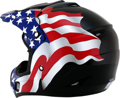 AFX FX-17 Helmet - Flag - Black - 4XL 0110-7632