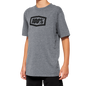 100% Youth Icon T-Shirt - Heather Gray - XL 20001-00011