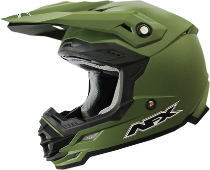 AFX FX-19R Helmet - Matte Olive - Small 0110-7040