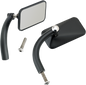 BILTWELL Rectangular Mirrors - Black 6502-200-102