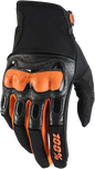 100% Derestricted Gloves - Black/Orange - Small 10007-054-10