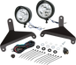 SHOW CHROME Driving Light Kit - Can-Am - Black 41-208BK