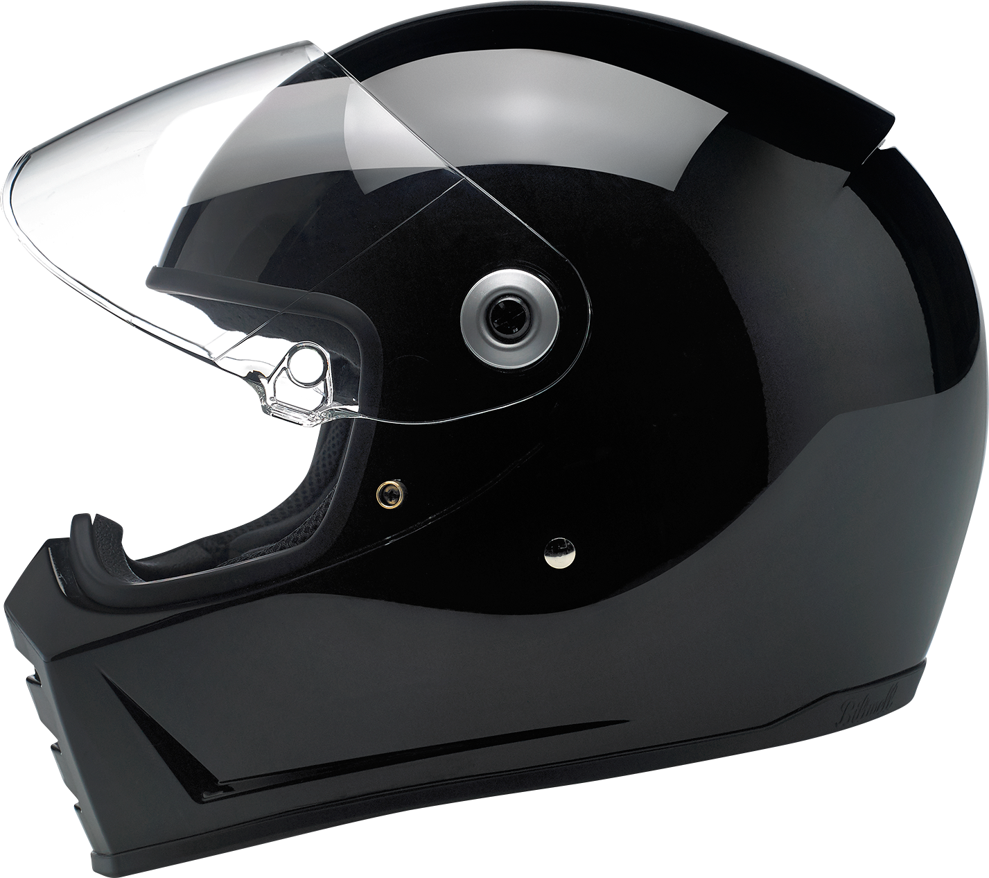 BILTWELL Lane Splitter Helmet - Gloss Black - Small 1004-101-102