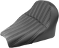 SADDLEMEN Knuckle Solo Seat - Black - Scout Bobber I18-33-0023