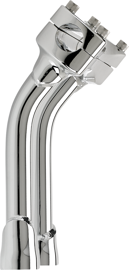 BILTWELL Risers - Murdock - Oversized - Pullback - 8" - Chrome 6414-105-08