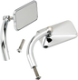 BILTWELL Rectangular Mirrors - Chrome 6502-200-502