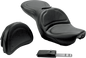 SADDLEMEN Seat - Explorer - With Backrest - Stitched - Black - FXD '04-'05 804-04-0301