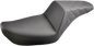 SADDLEMEN Step Up Seat - Rear Lattice Stitched - Black - FXD 896-04-173