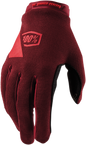 100% Women's Ridecamp Gloves - Brick - Small 11018-060-08