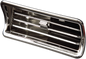 SHOW CHROME Upper Vents - Chrome 52-684