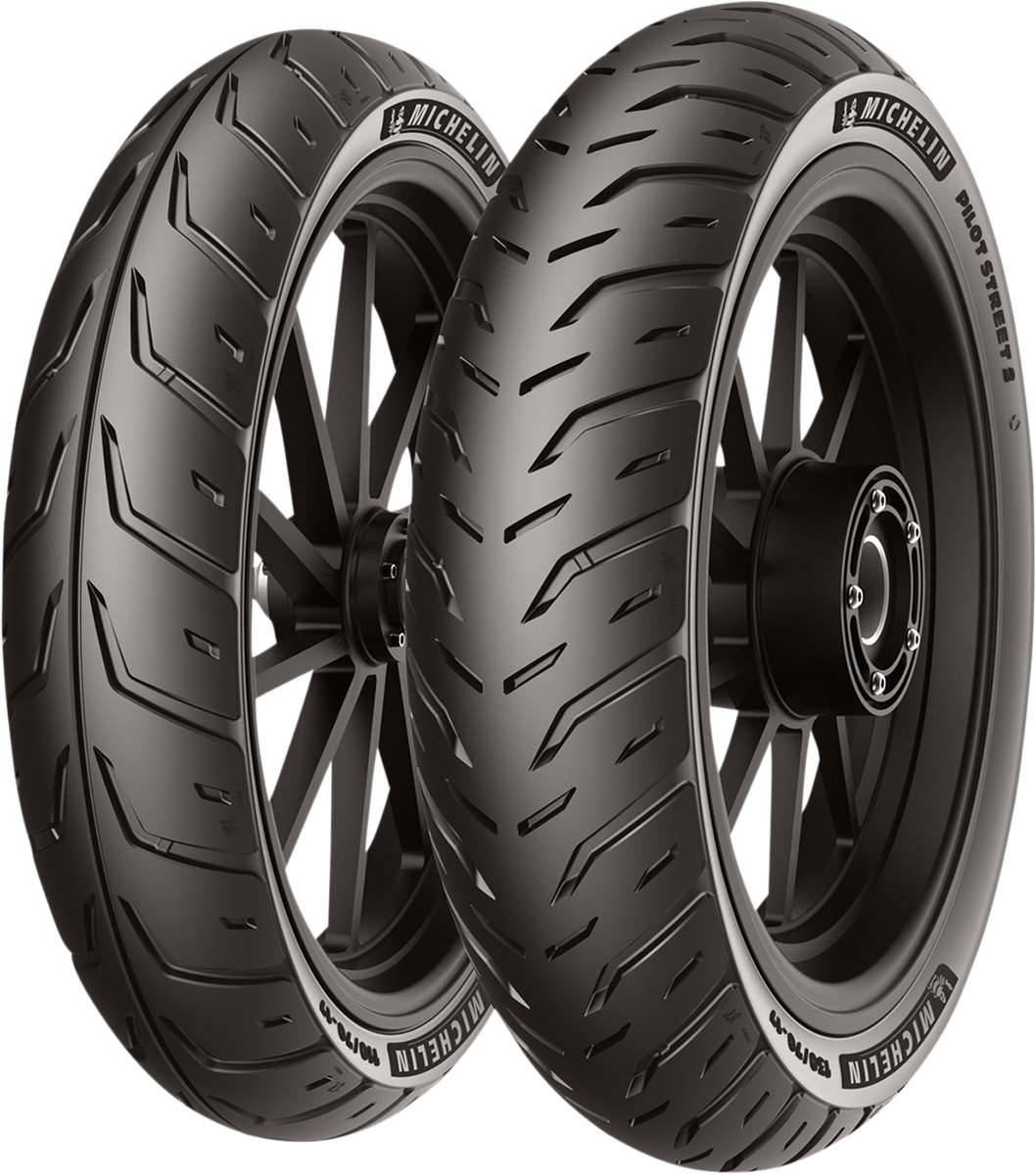 MICHELIN Tire - Pilot Street 2 - Front/Rear - 90/80-17 - 46S 03022
