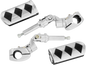 SHOW CHROME Highway Pegs - Diamond - GL1800 21-355K
