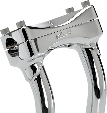 BILTWELL Risers - Murdock - Oversized - Pullback - 8" - Chrome 6414-105-08