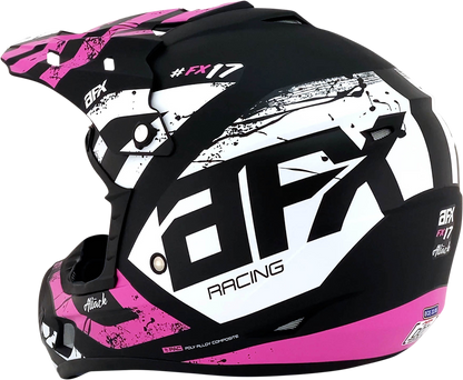 AFX FX-17 Helmet - Attack - Matte Black/Hi-Vis Yellow - XS 0110-7172