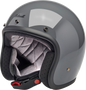 BILTWELL Bonanza Helmet - Gloss Storm Gray - Large 1001-165-204