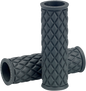 BILTWELL Grips - Alumicore - Replacement - Gray 6706-0501
