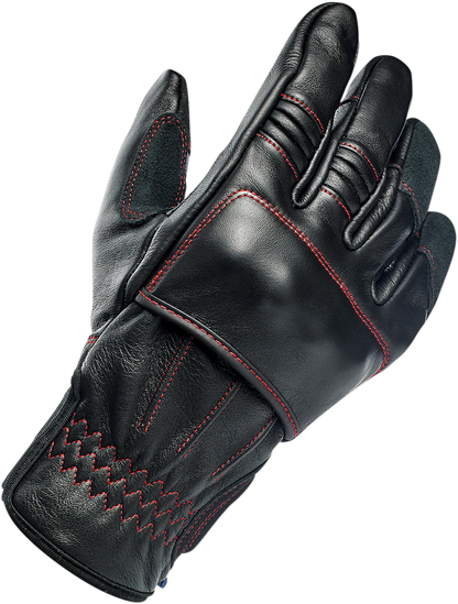 BILTWELL Belden Gloves - Redline - XS 1505-0108-301