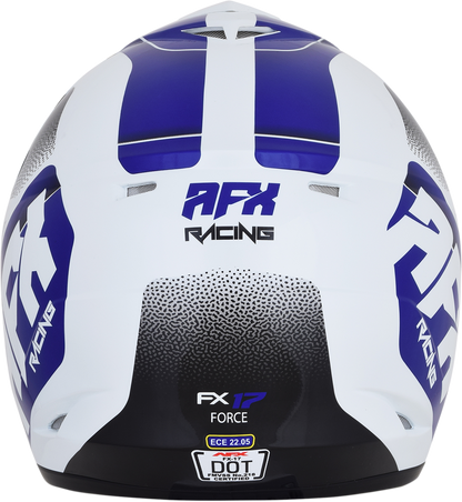 AFX FX-17 Helmet - Force - Pearl White/Blue - Medium 0110-5239