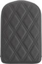 SADDLEMEN Sissy Bar Pad - Lattice Stitched - Black 0411SDC