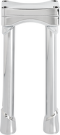 BILTWELL Risers - Murdock - Oversized - 10" - Chrome 6413-105-10