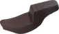 SADDLEMEN Step Up Seat - Front Smooth/Rear Lattice - Brown - Indian I14-07-173BR