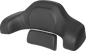 SADDLEMEN RoadSofa Tour-Pak Pad - Black w/ Black Stitching - Indian '14-'22 I14-07-TPACK-RS