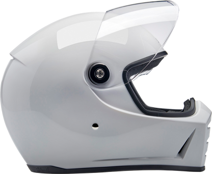 BILTWELL Lane Splitter Helmet - Gloss White - Medium 1004-104-503