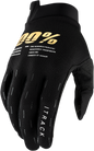 100% Youth iTrack Gloves - Black - Large 10009-00002