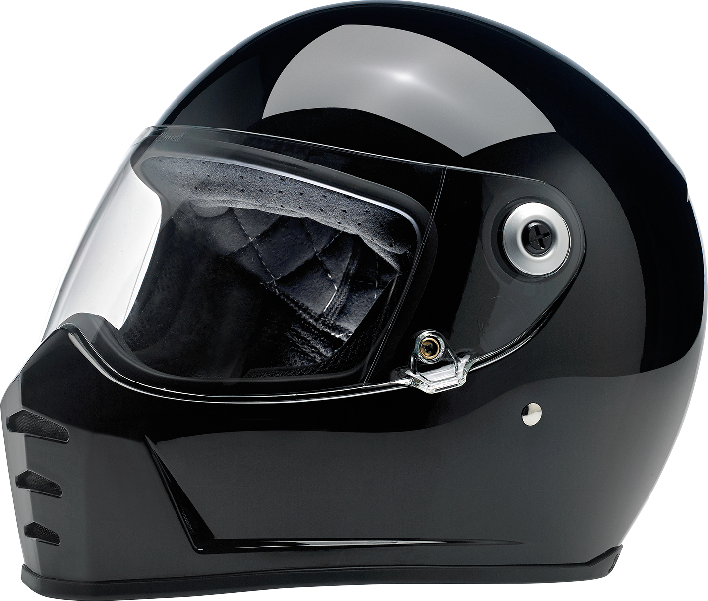 BILTWELL Lane Splitter Helmet - Gloss Black - Small 1004-101-102