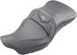 SADDLEMEN Extended Reach Road Sofa Seat - Carbon Fiber - Heated - '08-'23 FL 808-07B-186HCT