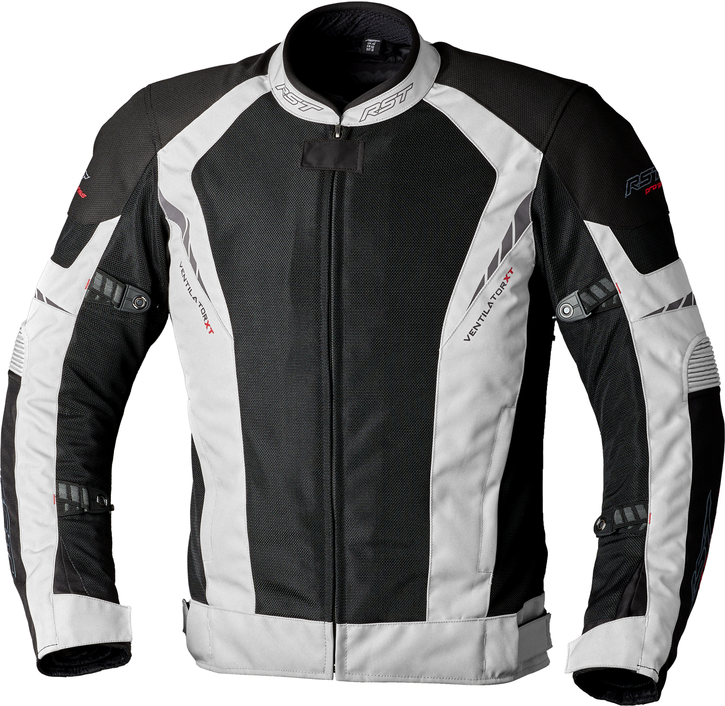 RST Pro Series Ventilator Xt Ce Jacket Sil/Blk Textile Lg 556-2982244