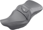 SADDLEMEN Roadsofa Seat - Heated - Carbon Fiber - without Backrest - '09-'23 FLHTCUTG 808-07B-185THC