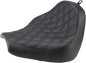 SADDLEMEN Renegade Solo Seat - Lattice Stitched - Black 818-31-002LS
