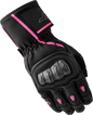 RST Womens S1 Glove Black/Pink Leather Lg 556-3653108
