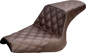 SADDLEMEN Step Up Seat - Full Lattice Stitch - Brown Y13-16-175BR