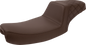 SADDLEMEN Step-Up Seat - Rear Lattice Stitch - Brown 891-04-173BR