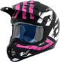 AFX FX-17 Helmet - Attack - Matte Black/Hi-Vis Yellow - Large 0110-7175