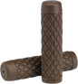 BILTWELL Grips - Torker - 1" - Chocolate 6705-0401