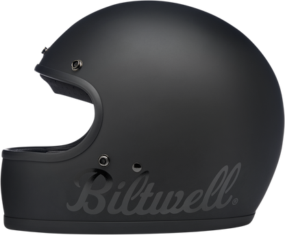 BILTWELL Gringo Helmet - Flat Black Factory - Large 1002-638-104