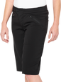 100% Women's Ridecamp Shorts - Black - Small 40037-00000